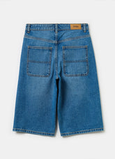 Ovs Denim Bermuda Shorts With Five Pockets